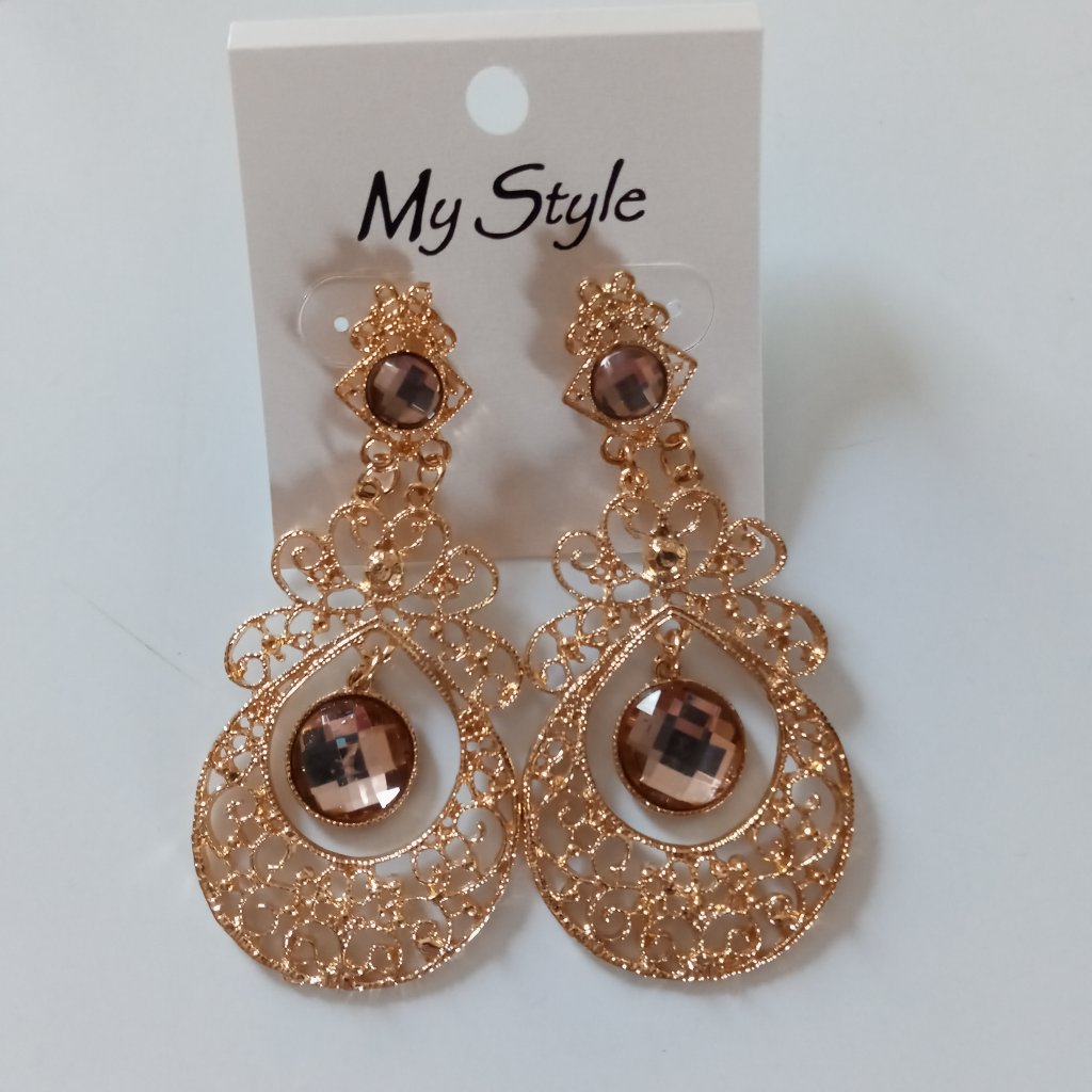 Gold Chandelier Earrings